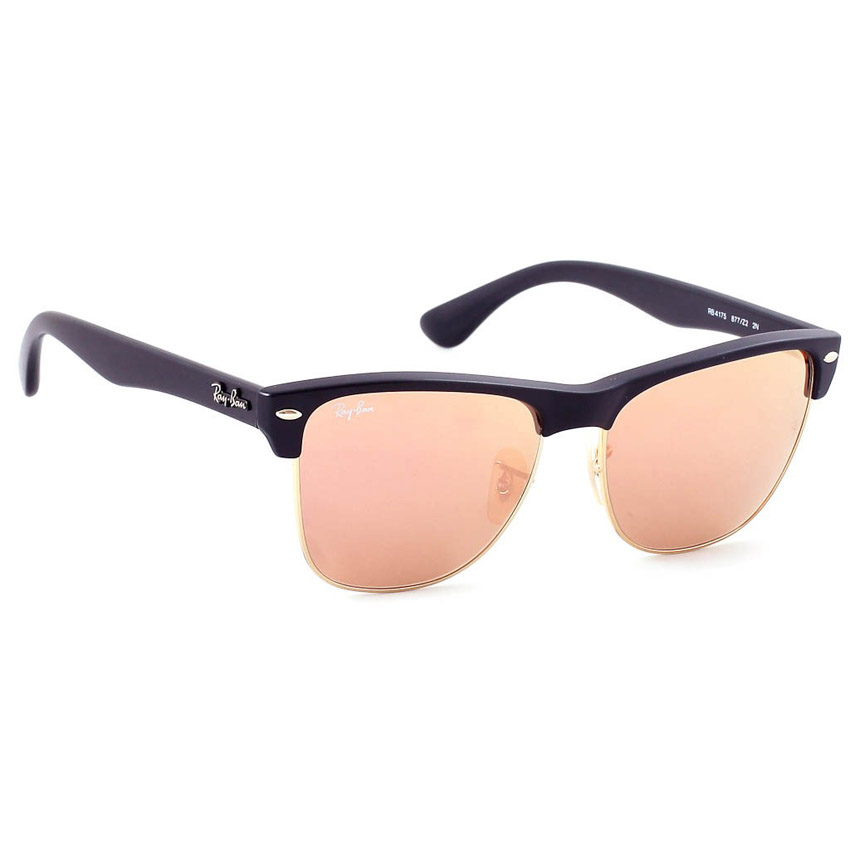 RAY-BAN CLUBMASTER OVERSIZED FLASH LENSES S-RAY 4175-877/Z2(57IT)